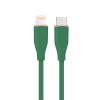 Cablexpert Premium Silicon USB Type-C to 8-Pin Cable 1.5m Green