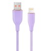 Cablexpert Premium Silicon USB Type-A to 8-Pin Cable 1.5m Violet