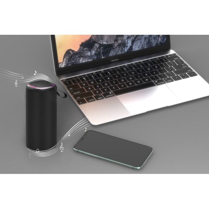 Gembird Bluetooth LED Speaker 10W Black