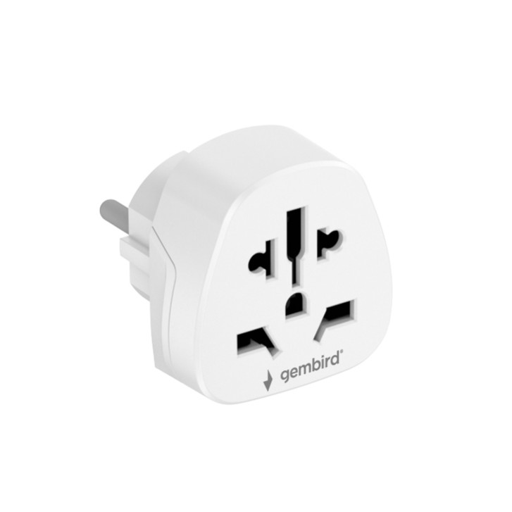 Gembird AC World Power Adapter EU Schuko PLUG