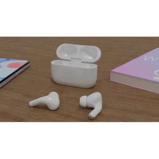 Gembird Wireless Bluetooth In-Ear Earphones - White