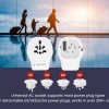 Gembird Universal Travel Power Adapter 20W White