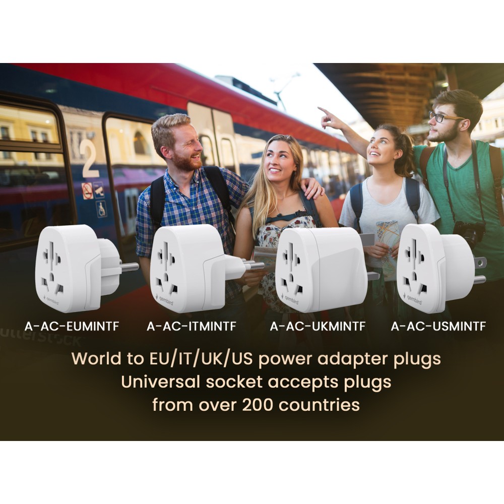 Gembird AC UK Power Adapter PLUG