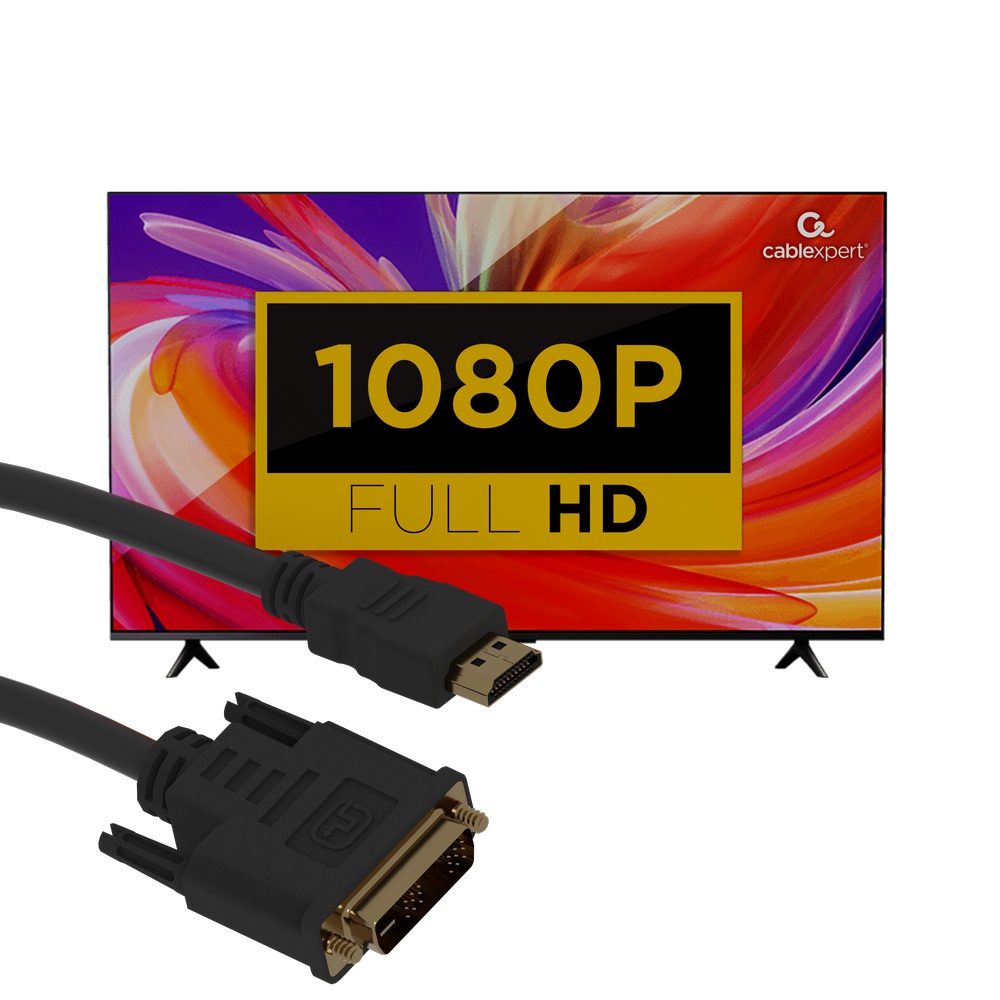 Cablexpert HDMI to DVI M-Male Cable 1.8m