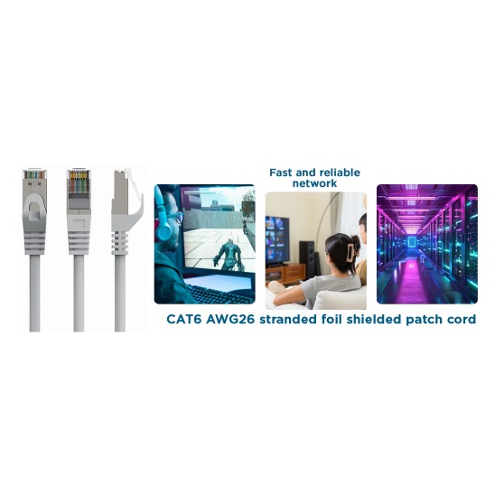 Cablexpert Cat6 UTP Patch Cable 20m Gray