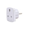 Gembird UK to EU AC Power Adapter