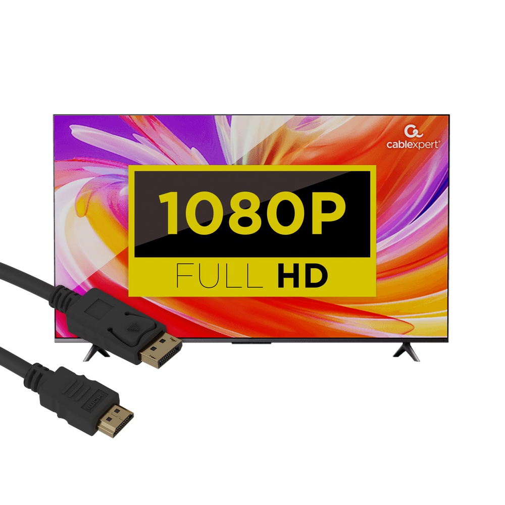 Cablexpert DisplayPort to HDMI Cable 1m