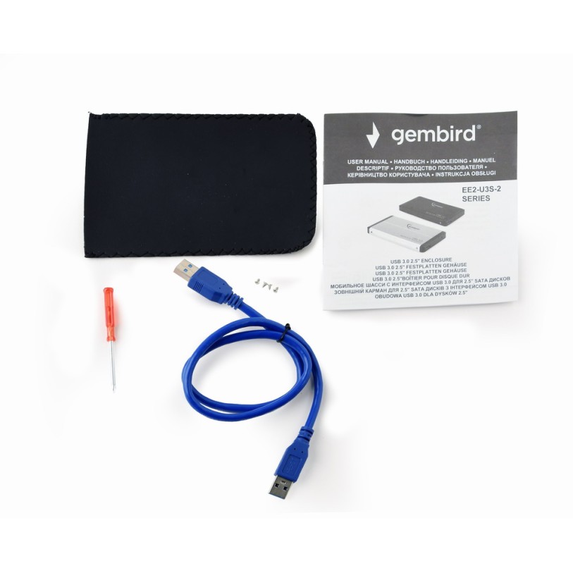 Gembird USB 3.0 Enclosure for 2.5" SATA Drives