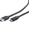 Cablexpert USB 3.0 A-Male to C-Male Cable 1m Black