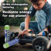 Energenie Ni-MH Rechargeable AAA Batteries (2pcs Blister Pack)