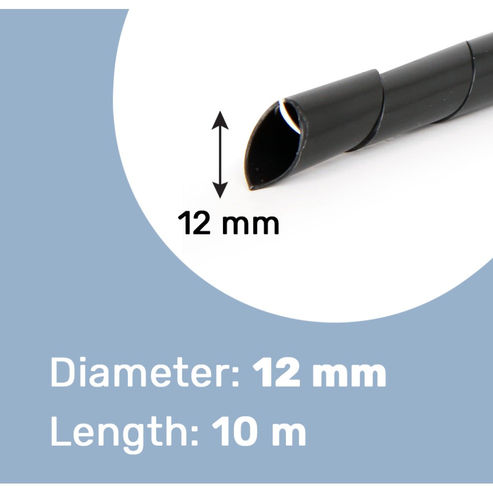 Cablexpert Spiral Cable 10m