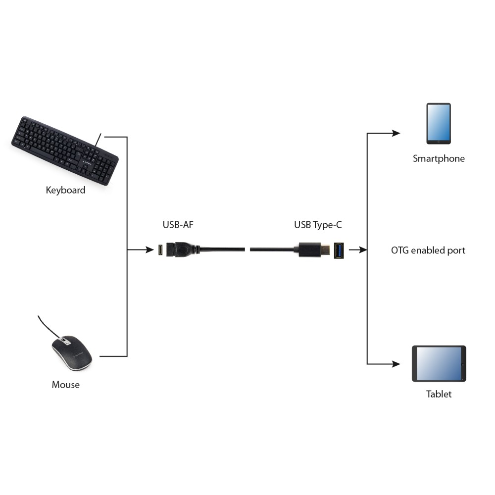 Cablexpert USB 3.0 Type-C OTG Adapter