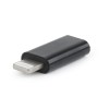 USB Type-C Female to 8-Pin Male Adapter Black