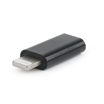 USB Type-C Female to 8-Pin Male Adapter Black