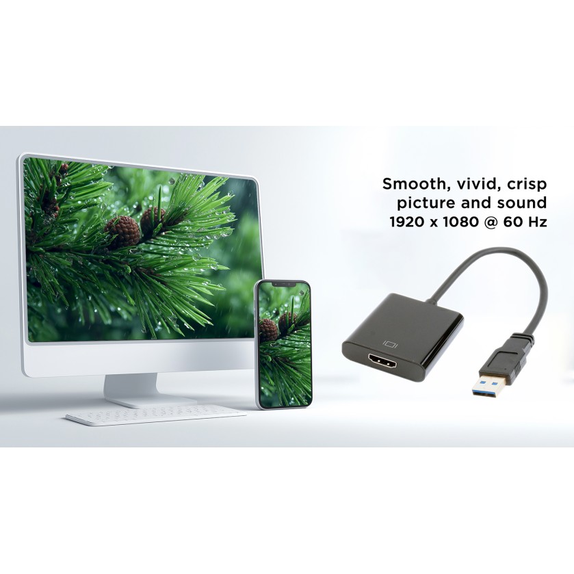 Gembird USB to HDMI Display Adapter