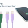 Cablexpert Premium Silicon USB Type-A to 8-Pin Cable 1.5m Green